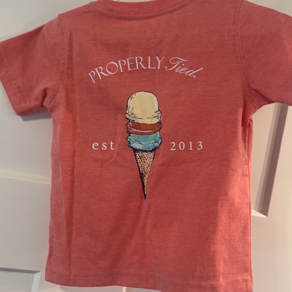 18 month properly tied tshirt in very good used condition